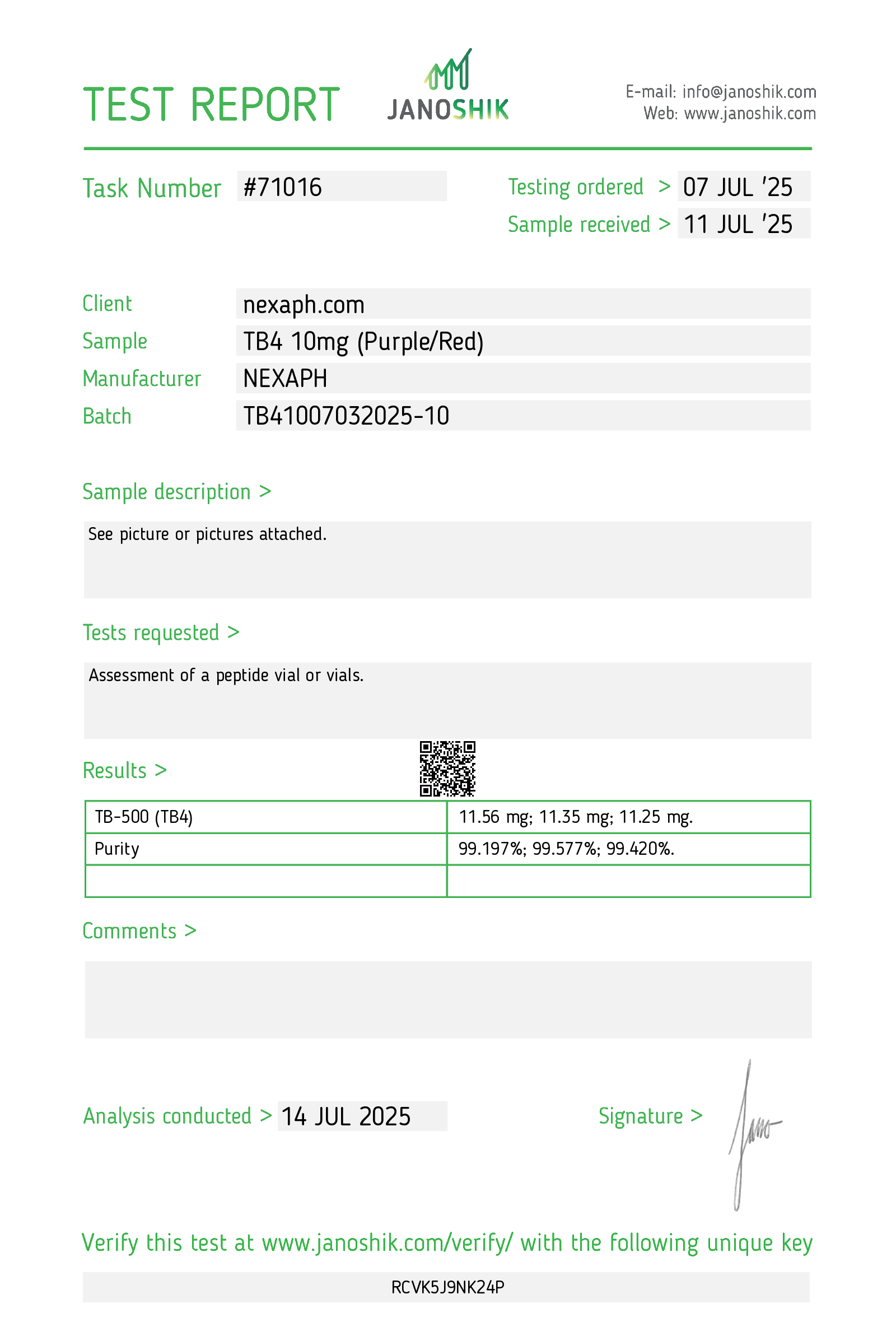 TB4 10mg (10 vials/Kit) - Image 2